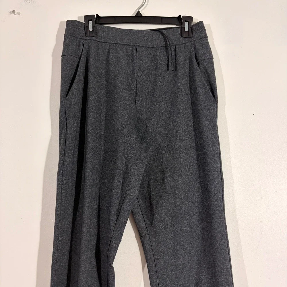 Lululemon Athletic Pants Mens M Charcoal Gray Heather Excellent ABC Straight Leg